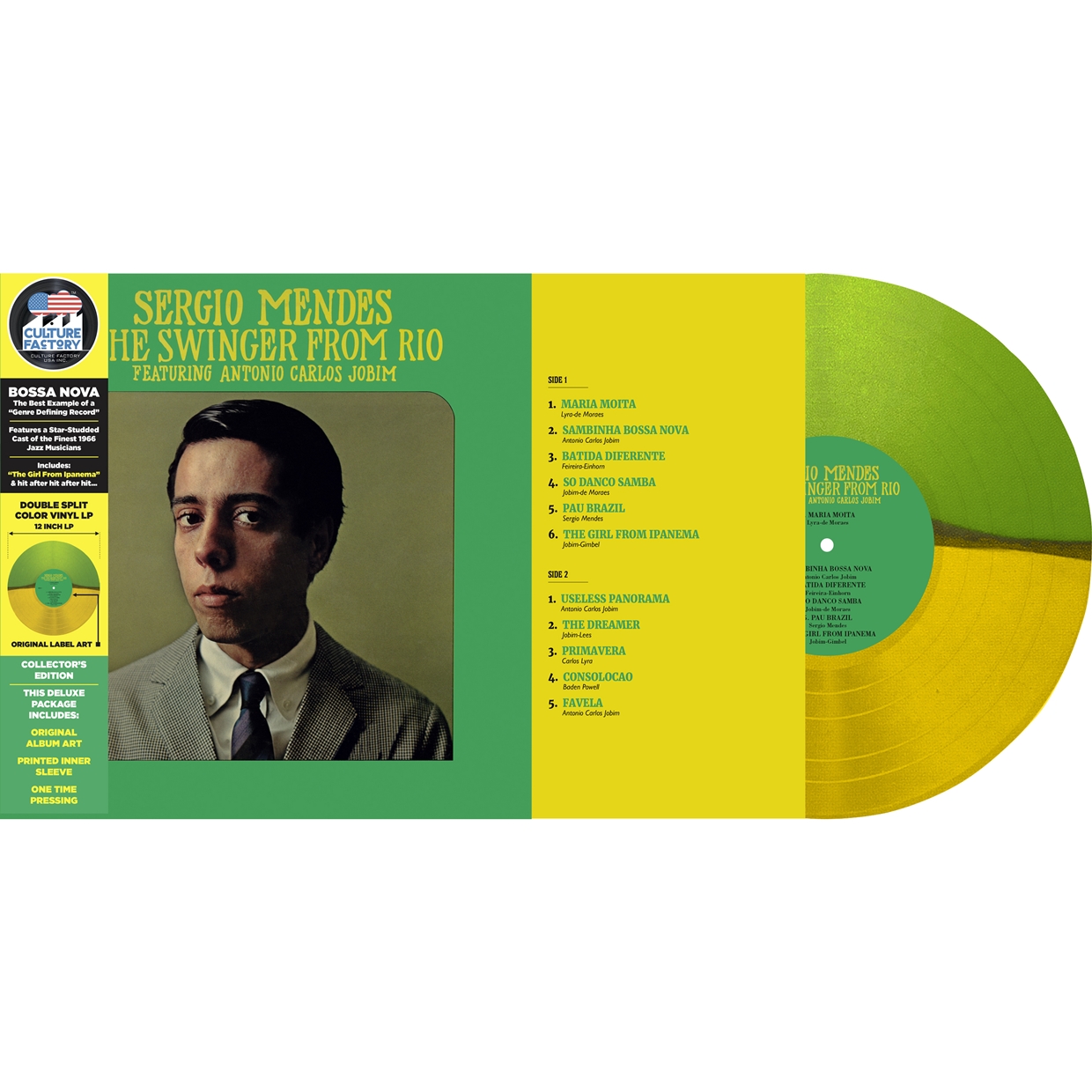 SWINGER FROM RIO (YELLOW/GREEN BICOLOUR VINYL) - Vinyl Record image 1