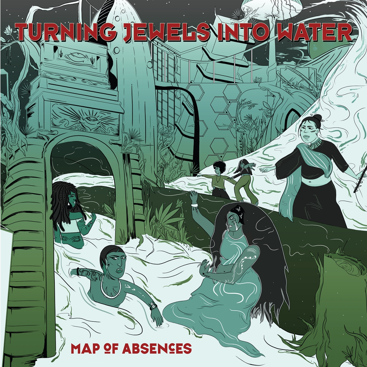 Turning Jewels Into - Map of Abscences - Vinyl Record Vinyl image 1