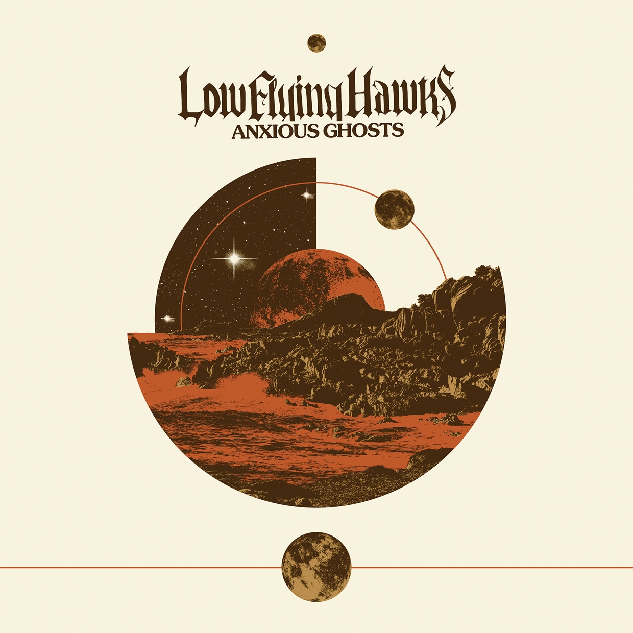 Low Flying Hawks - Anxious Ghosts - Vinyl Record Vinyl image 1