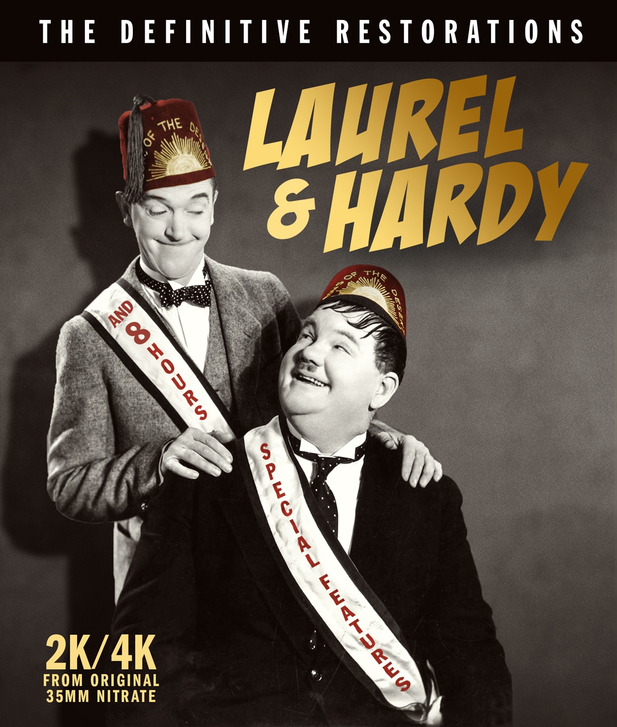 LAUREL & HARDY - : THE DEFINITIVE RESTORATIONS (4 DISC) - BLU