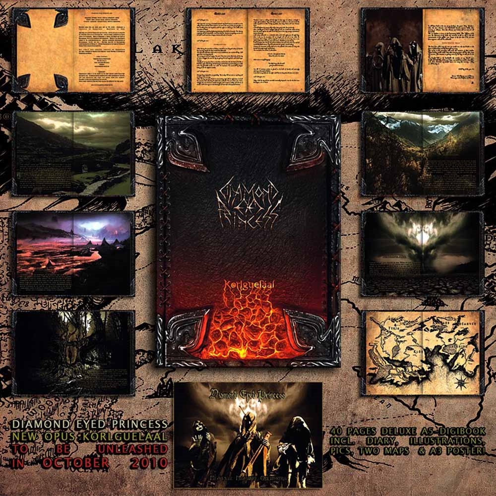 DIAMOND EYED PRINCES - KORGUELÄAL (A5 DIGIBOOK) - CD image 1