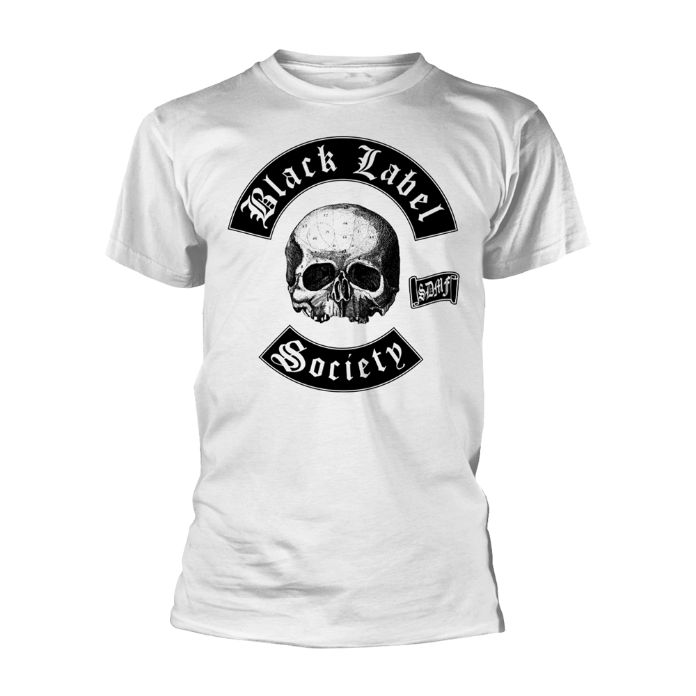 BLACK LABEL SOCIETY - SKULL LOGO (WHI - tshirt - T Shirt - Size S image 1
