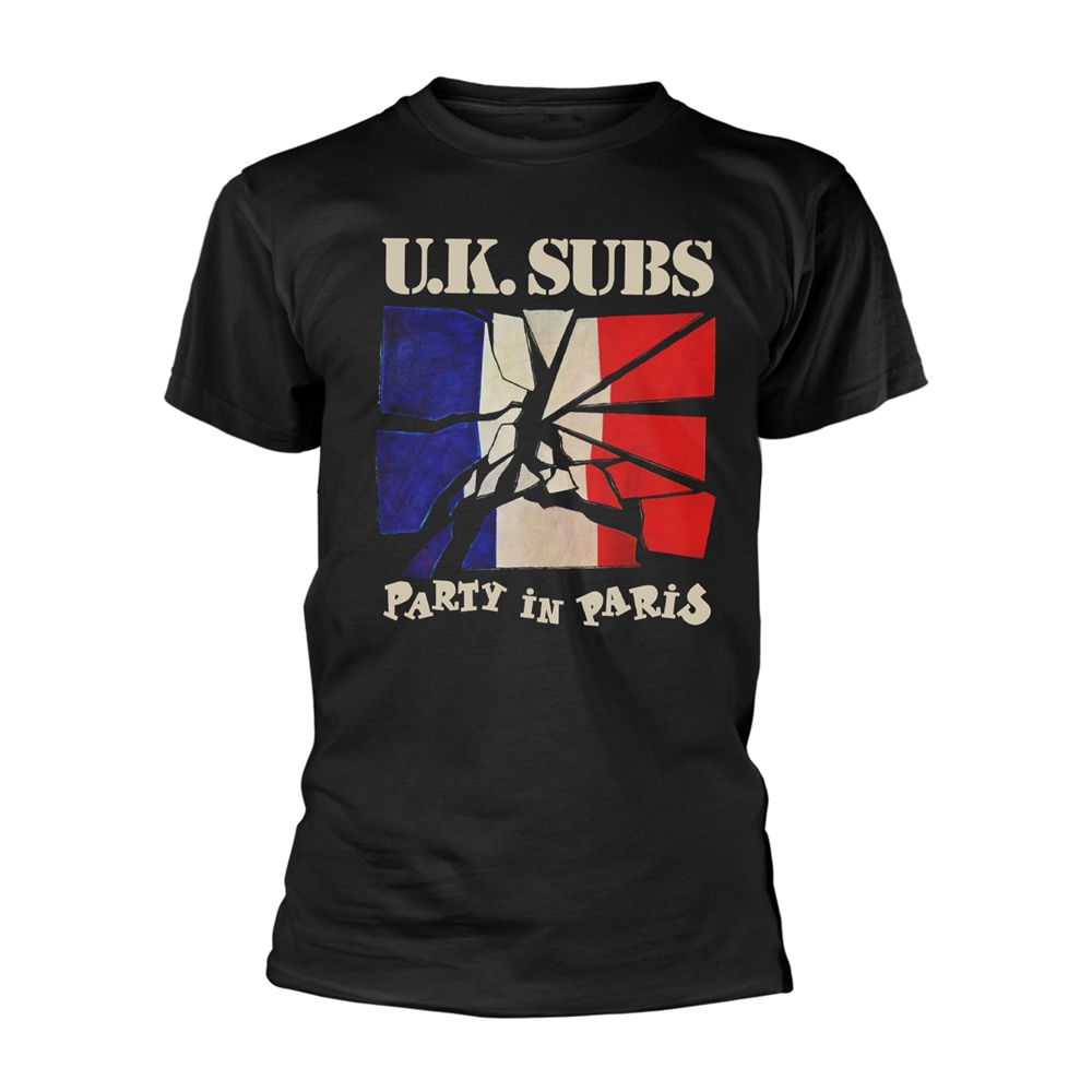 UK SUBS - PARTY IN PARIS - tshirt - T Shirt - Size S image 1
