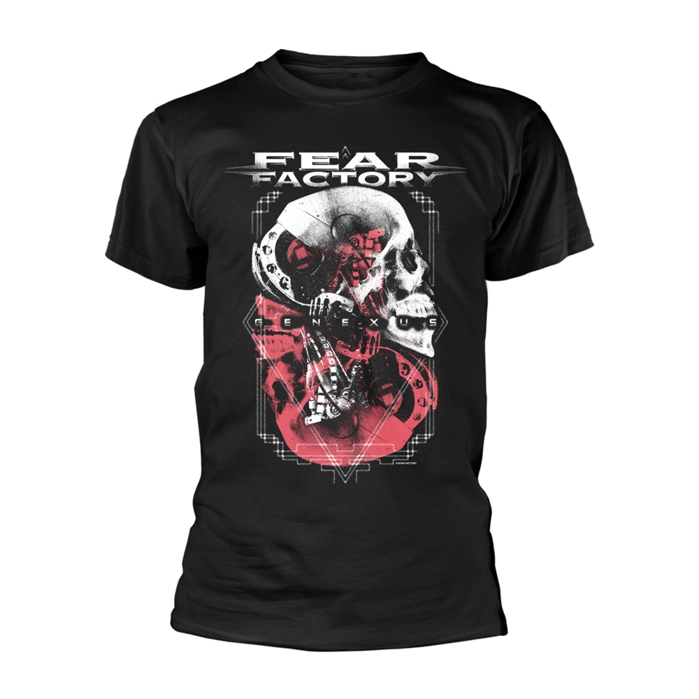 FEAR FACTORY - GENEXUS SKULL P - tshirt - T Shirt - Size L image 1
