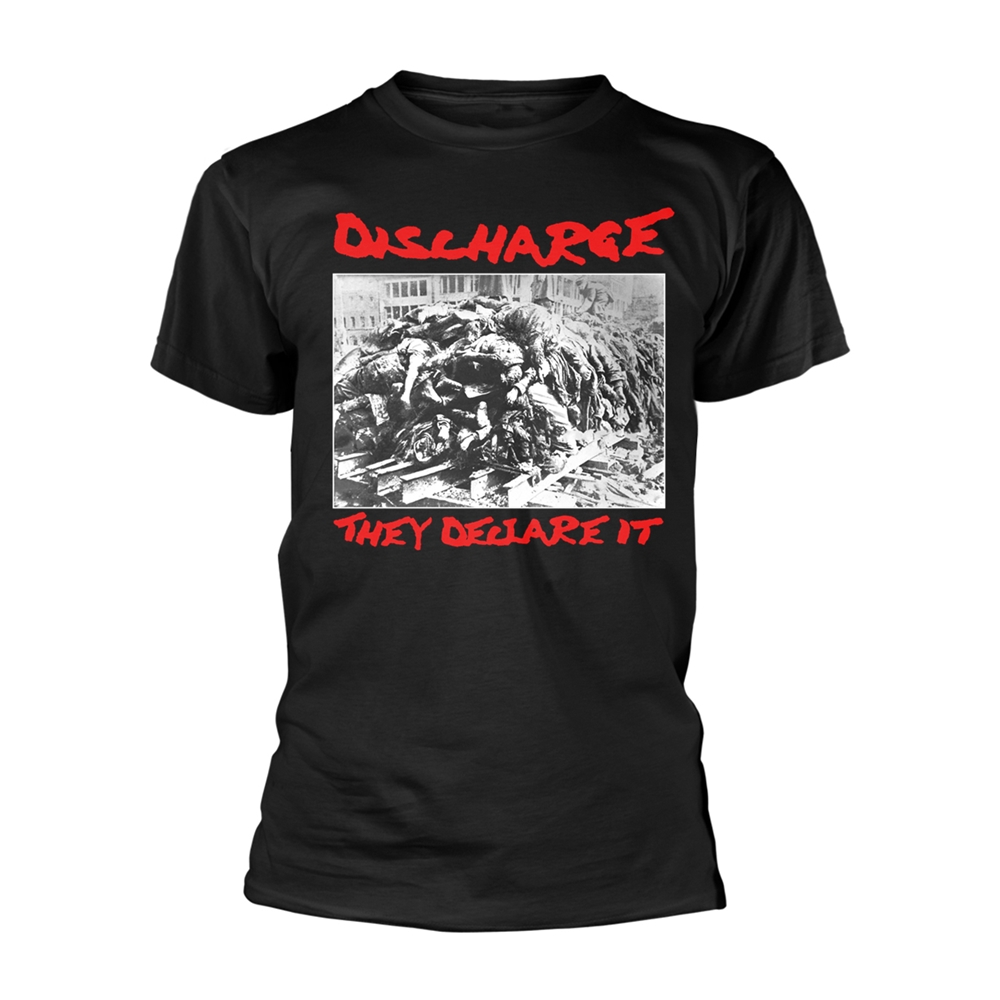 DISCHARGE - Y DECLARE IT - tshirt - T Shirt - Size M image 1