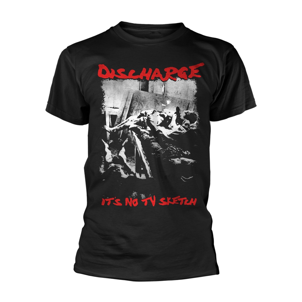 DISCHARGE - ITS NO TV SKETC - tshirt - T Shirt - Size S image 1