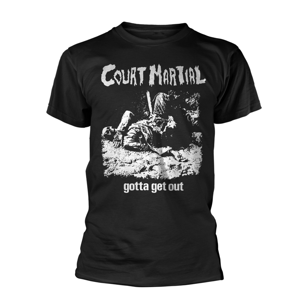 COURT MARTIAL - GET OUT - tshirt - T Shirt - Size M image 1