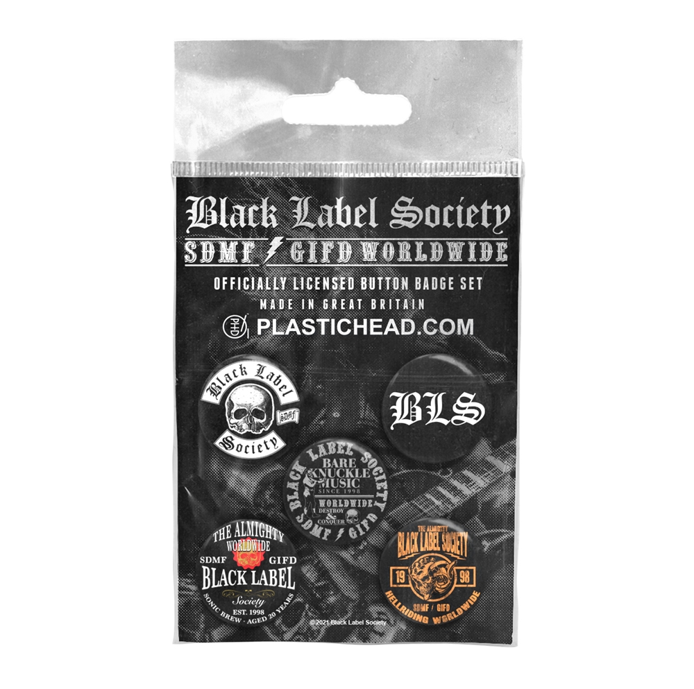 BLACK LABEL SOCIETY - BUTTON BADGE SET - BADGEP image 1