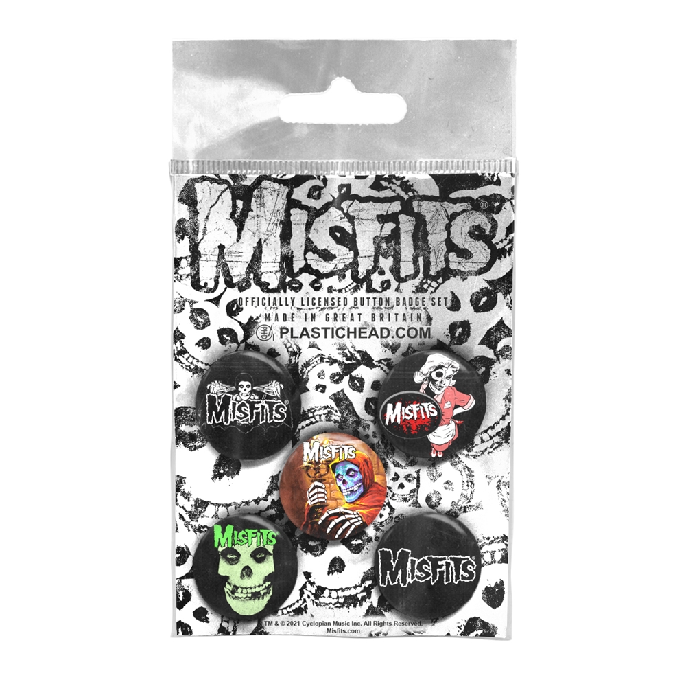 MISFITS - BUTTON BADGE SET - BADGEP image 1