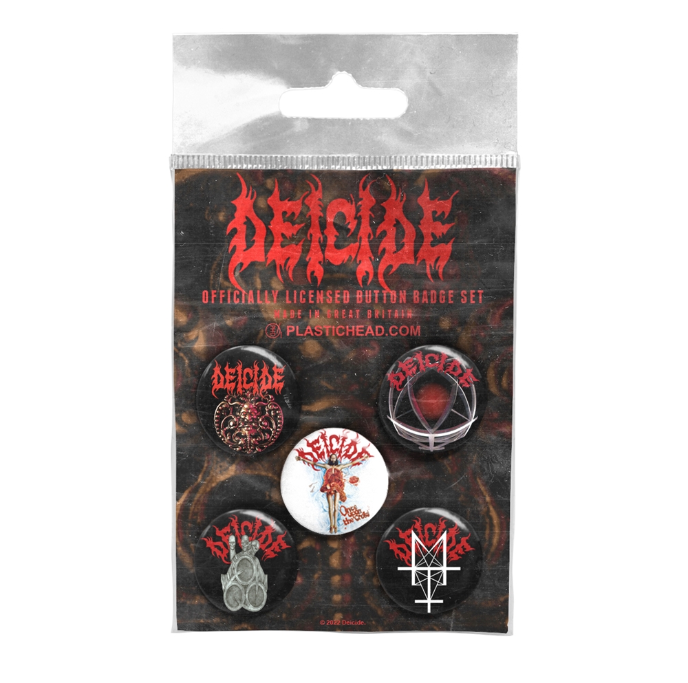 DEICIDE - BUTTON BADGE SET - BADGEP image 1