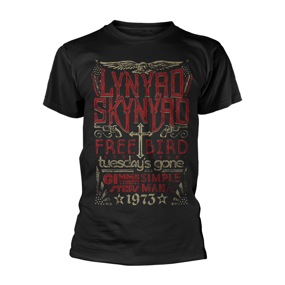 LYNYRD SKYNYRD - FREEBIRD 1973 H - tshirt - T Shirt - Size M image 1