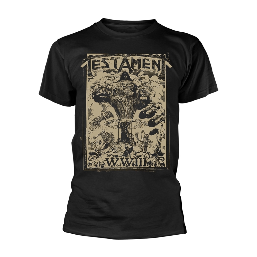 TESTAMENT - WWIII - tshirt - TSFB - Size S image 1