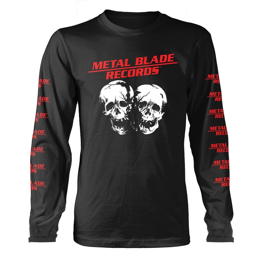 METAL BLADE RECORDS - CRUSHED SKULLS - Clothing - LS - Size S image 1