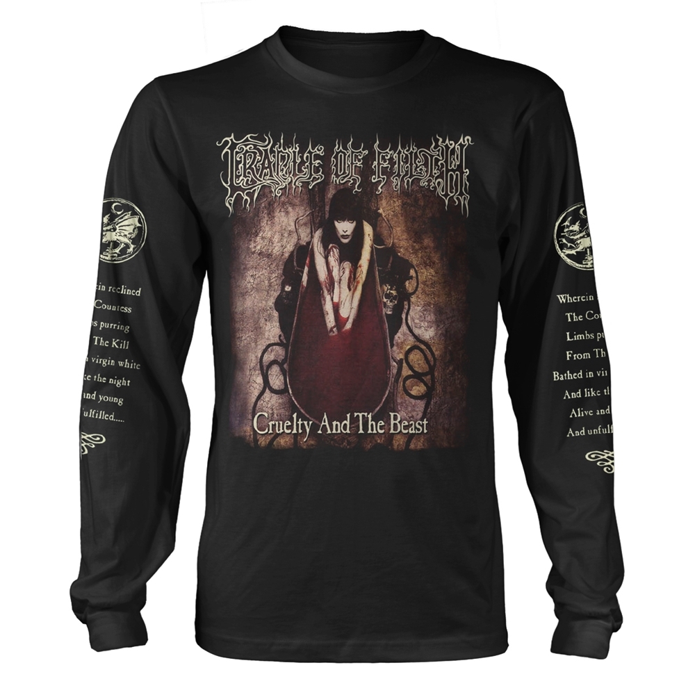CRADLE OF FILTH - CRUELTY AND THE - Clothing - LS - Size M image 1