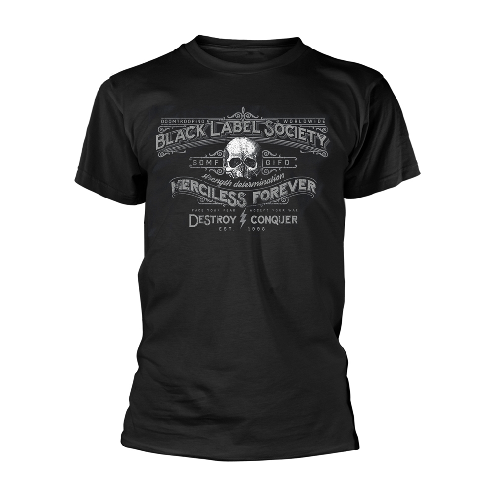 BLACK LABEL SOCIETY - MERCILESS FOREV - tshirt - T Shirt - Size S image 1
