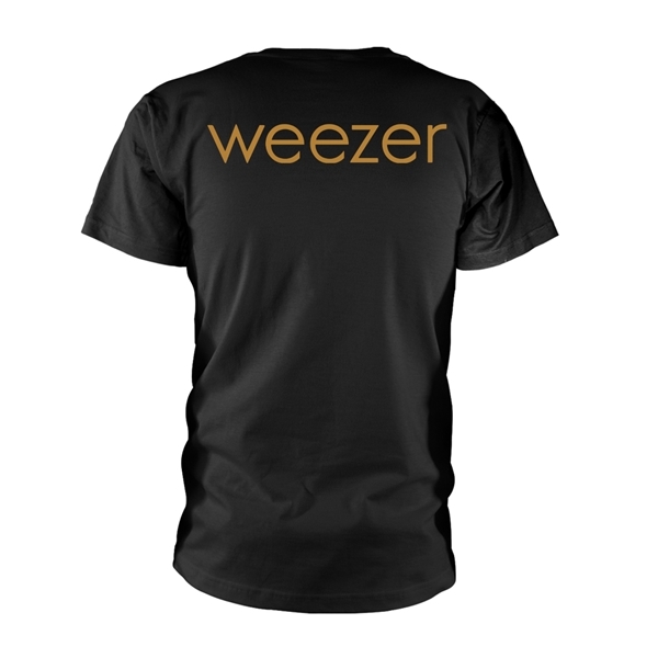 WEEZER GOLD ALBUM - BLACK T-Shirt, Front & Back Print