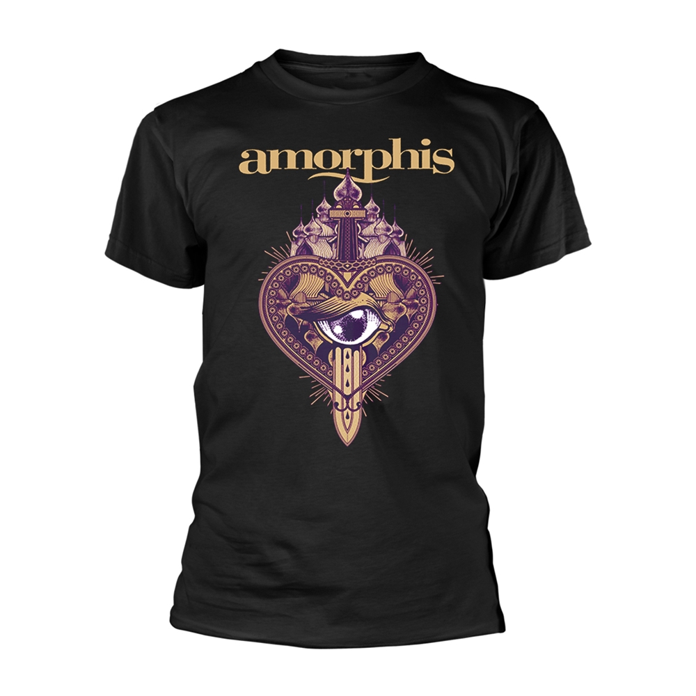 AMORPHIS QUEEN OF TIME TOUR T-Shirt Small BLACK