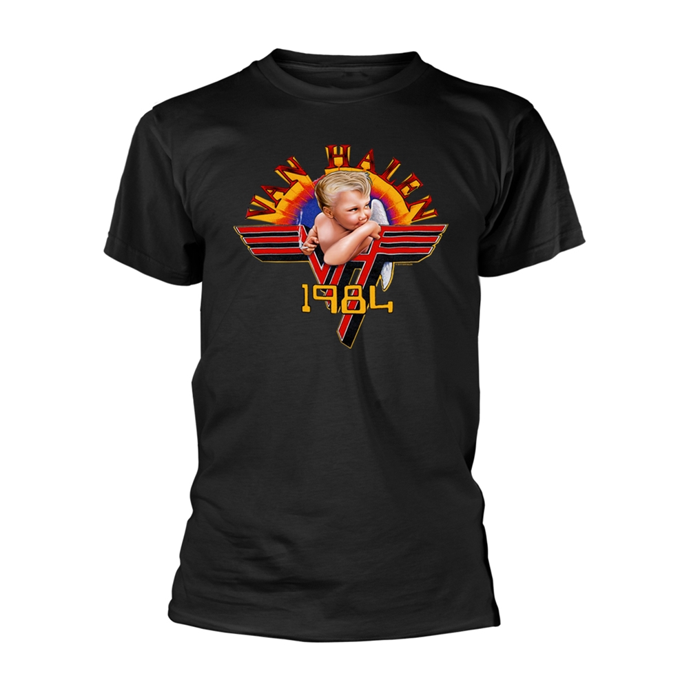 VAN HALEN CHERUB 1984 T-Shirt XX-Large BLACK