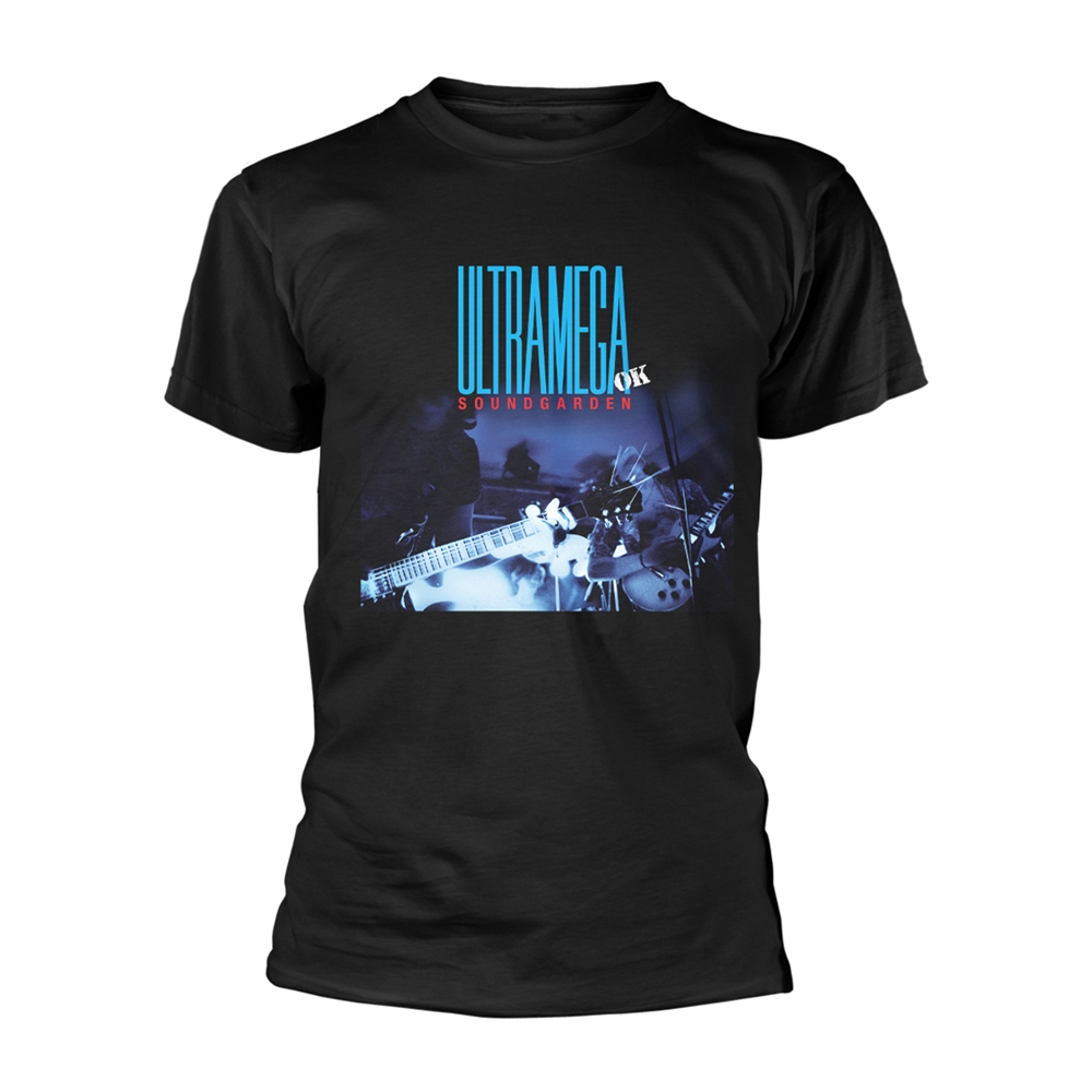 SOUNDGARDEN ULTRAMEGA T-Shirt, Front & Back Print Small BLACK