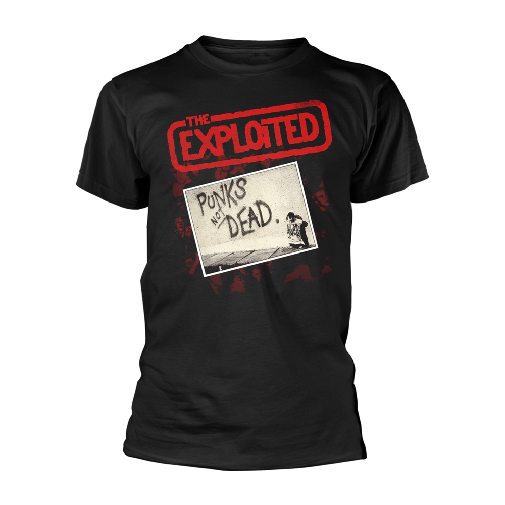 EXPLOITED, THE PUNKS NOT DEAD (ALBUM) T-Shirt XXX-Large BLACK