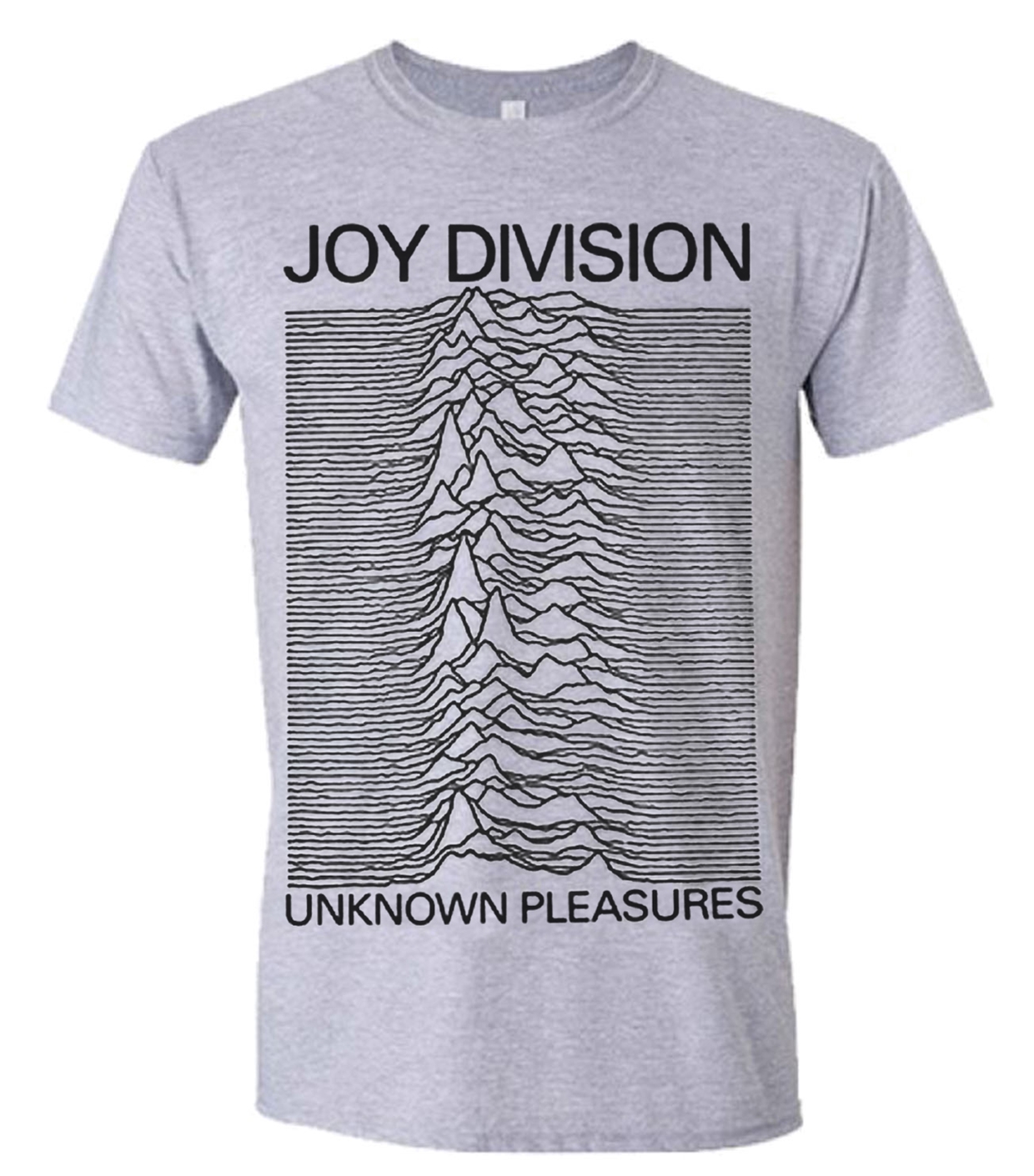 JOY DIVISION UNKNOWN PLEASURES (GREY) T-Shirt Small GREY