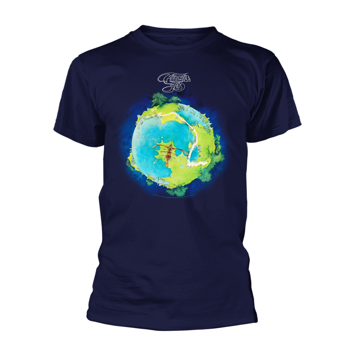 YES FRAGILE T-Shirt XXX-Large BLUE