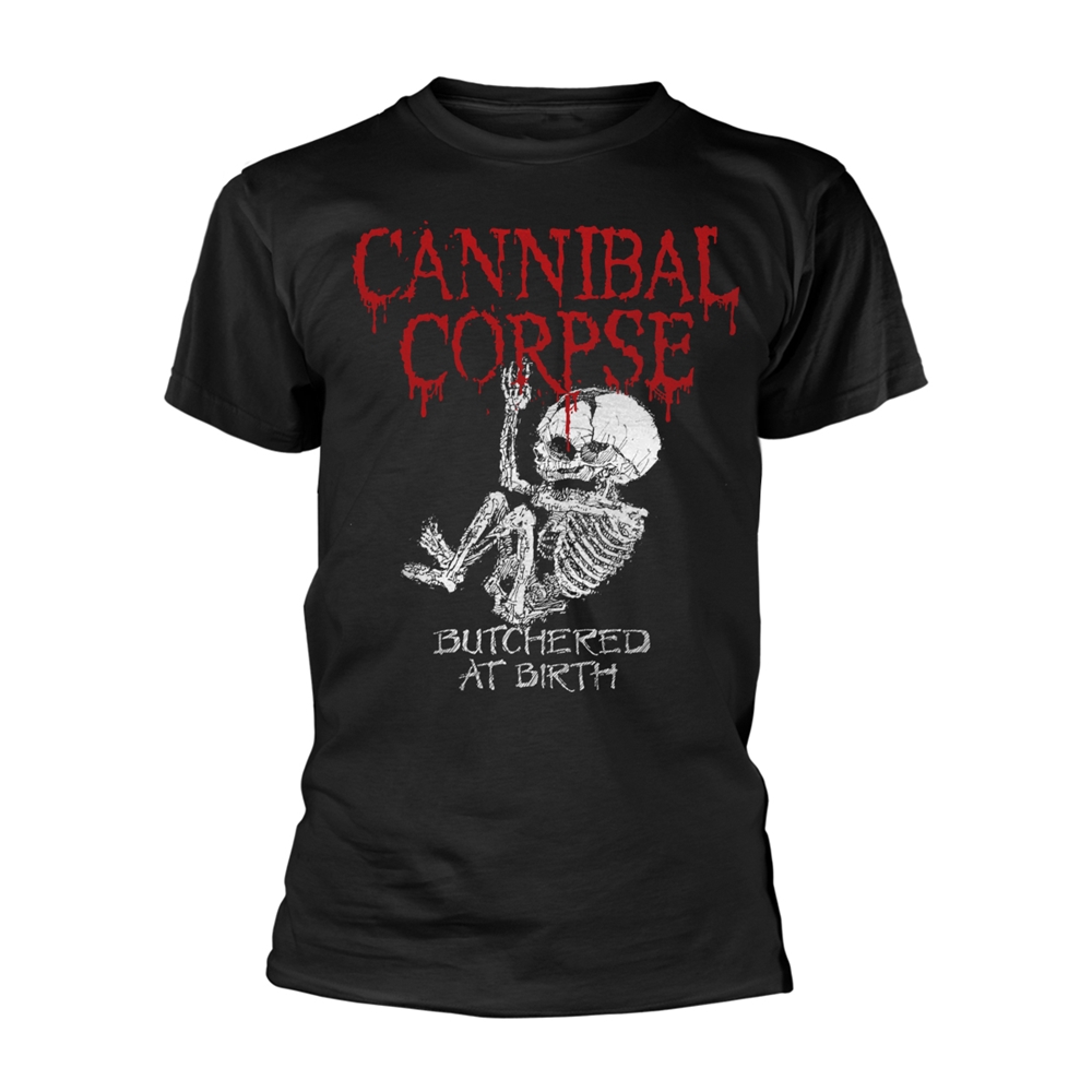 CANNIBAL CORPSE BUTCHERED AT BIRTH BABY T-Shirt Medium BLACK