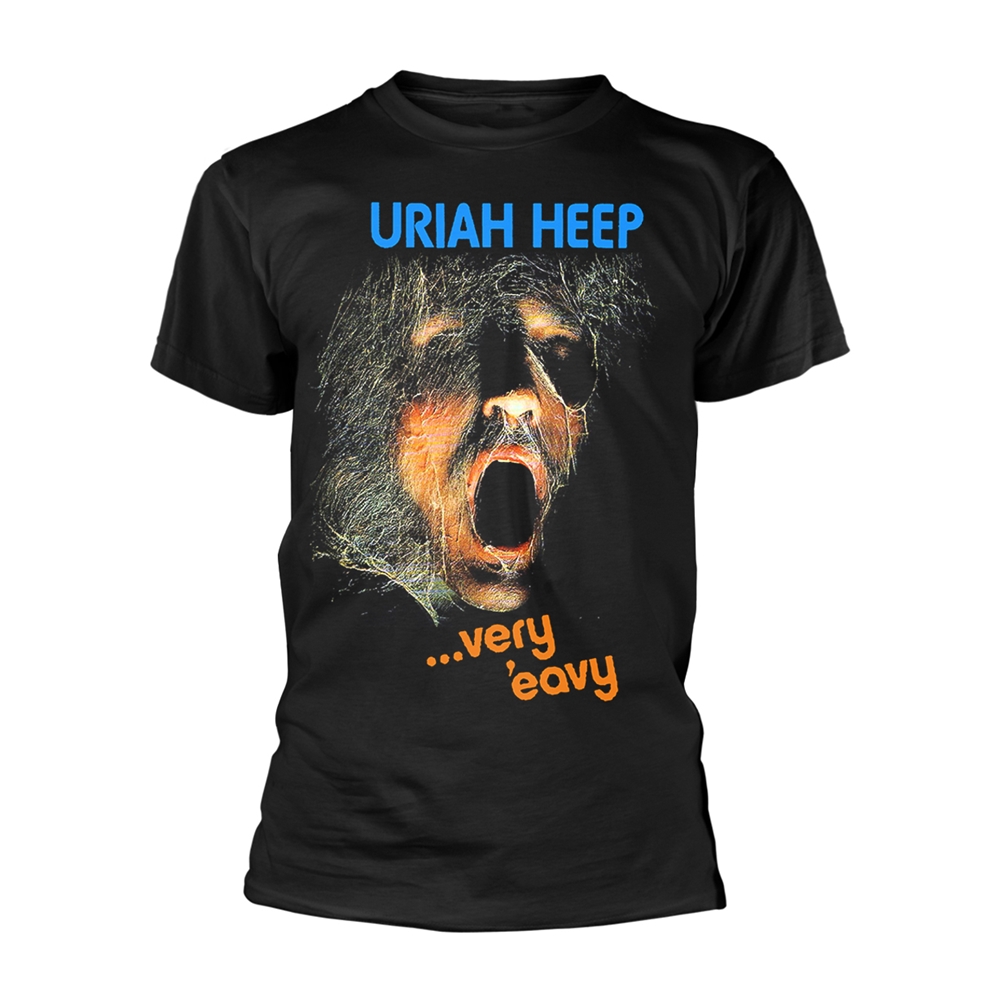 URIAH HEEP VERY 'EAVY T-Shirt Small BLACK
