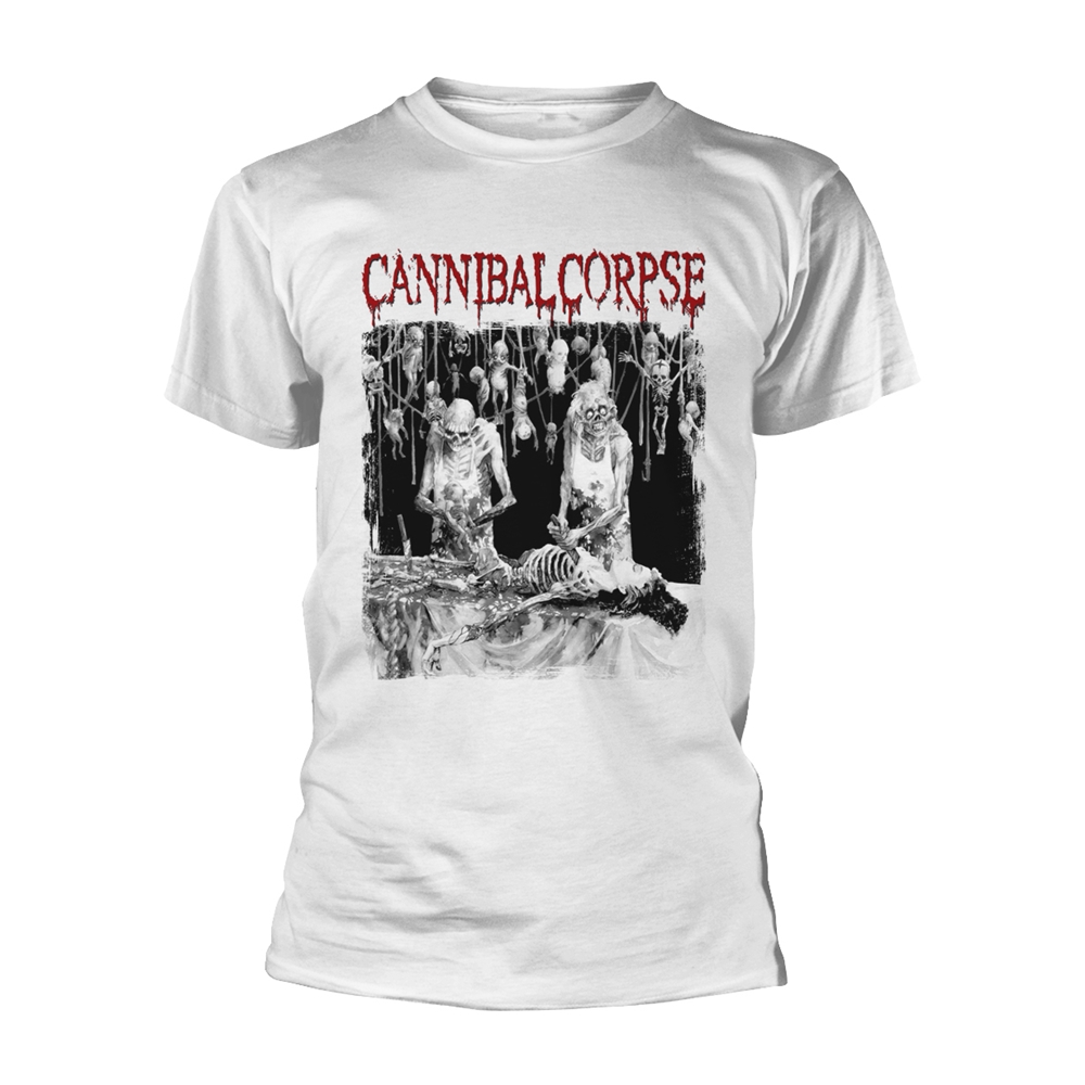 CANNIBAL CORPSE BUTCHERED AT BIRTH (WHITE) T-Shirt XX-Large WHITE