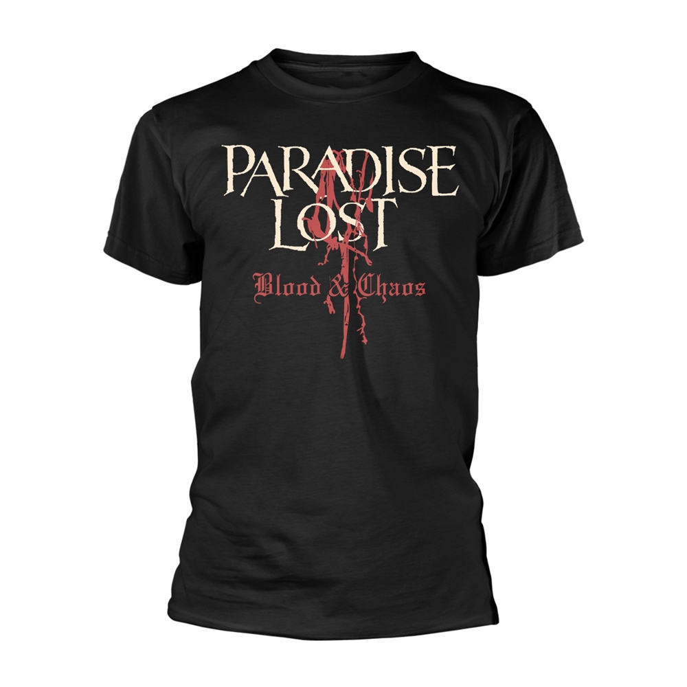 PARADISE LOST BLOOD AND CHAOS T-Shirt Small BLACK