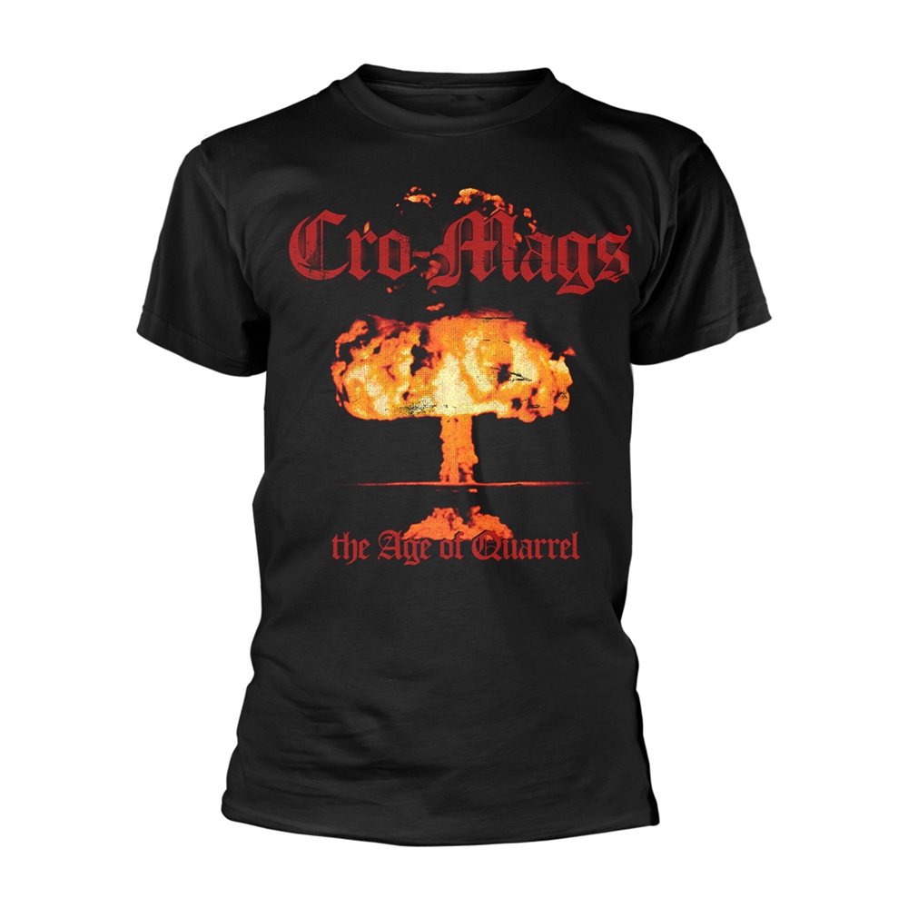 CRO-MAGS THE AGE OF QUARREL T-Shirt Small BLACK