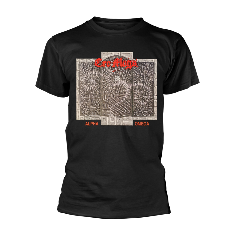 CRO-MAGS ALPHA OMEGA T-Shirt Small BLACK
