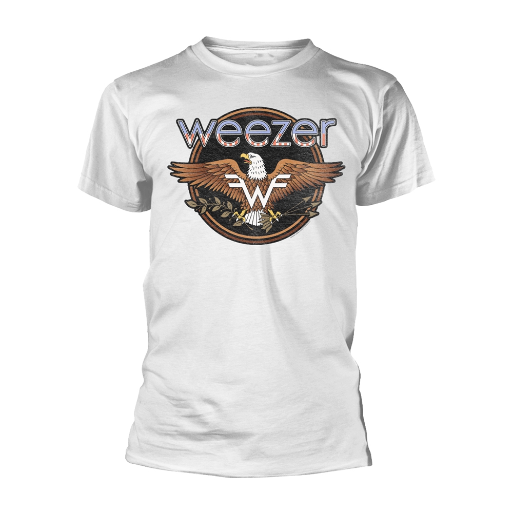 WEEZER EAGLE T-Shirt Large WHITE