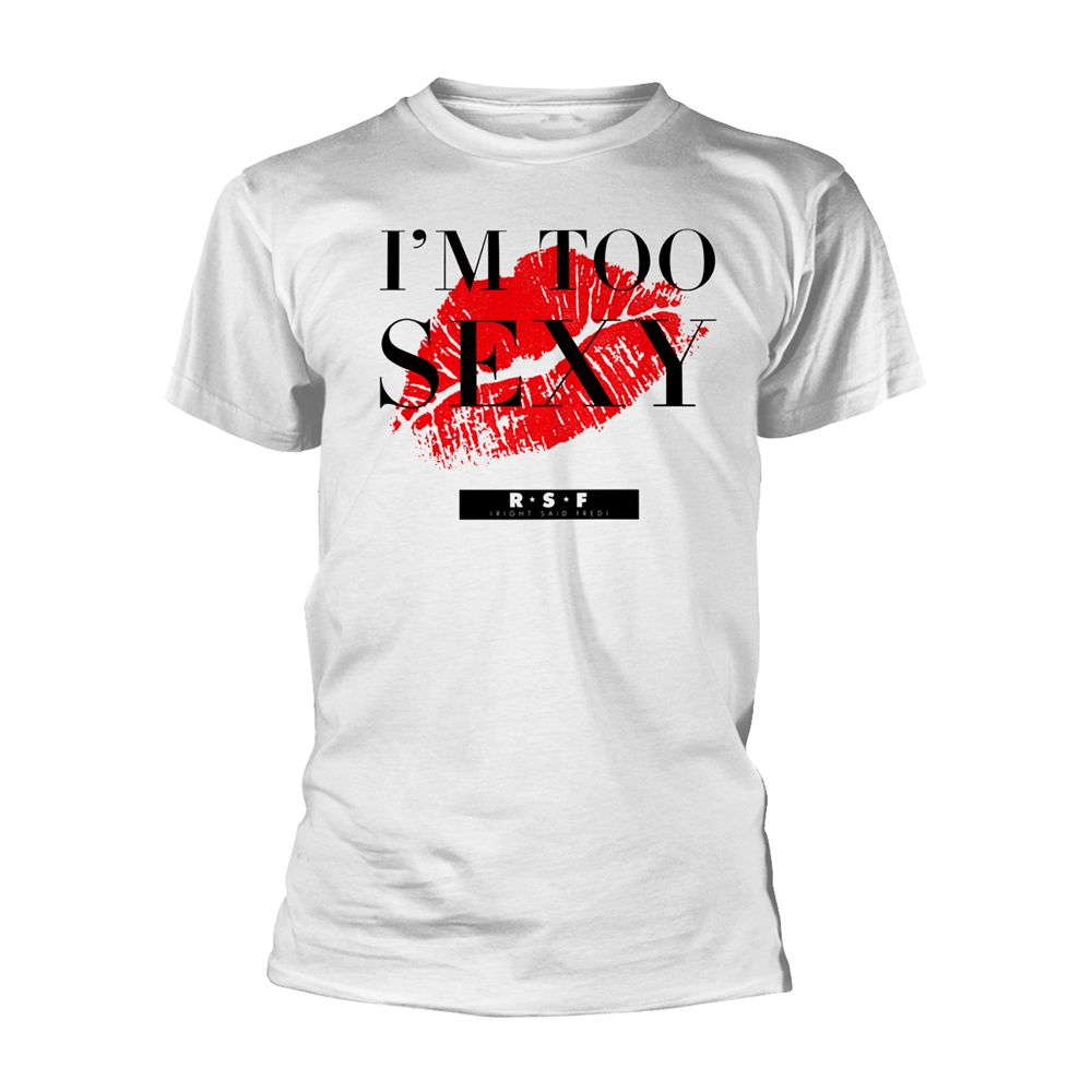 RIGHT SAID FRED I'M TOO SEXY (SINGLE) (WHITE) T-Shirt Small WHITE