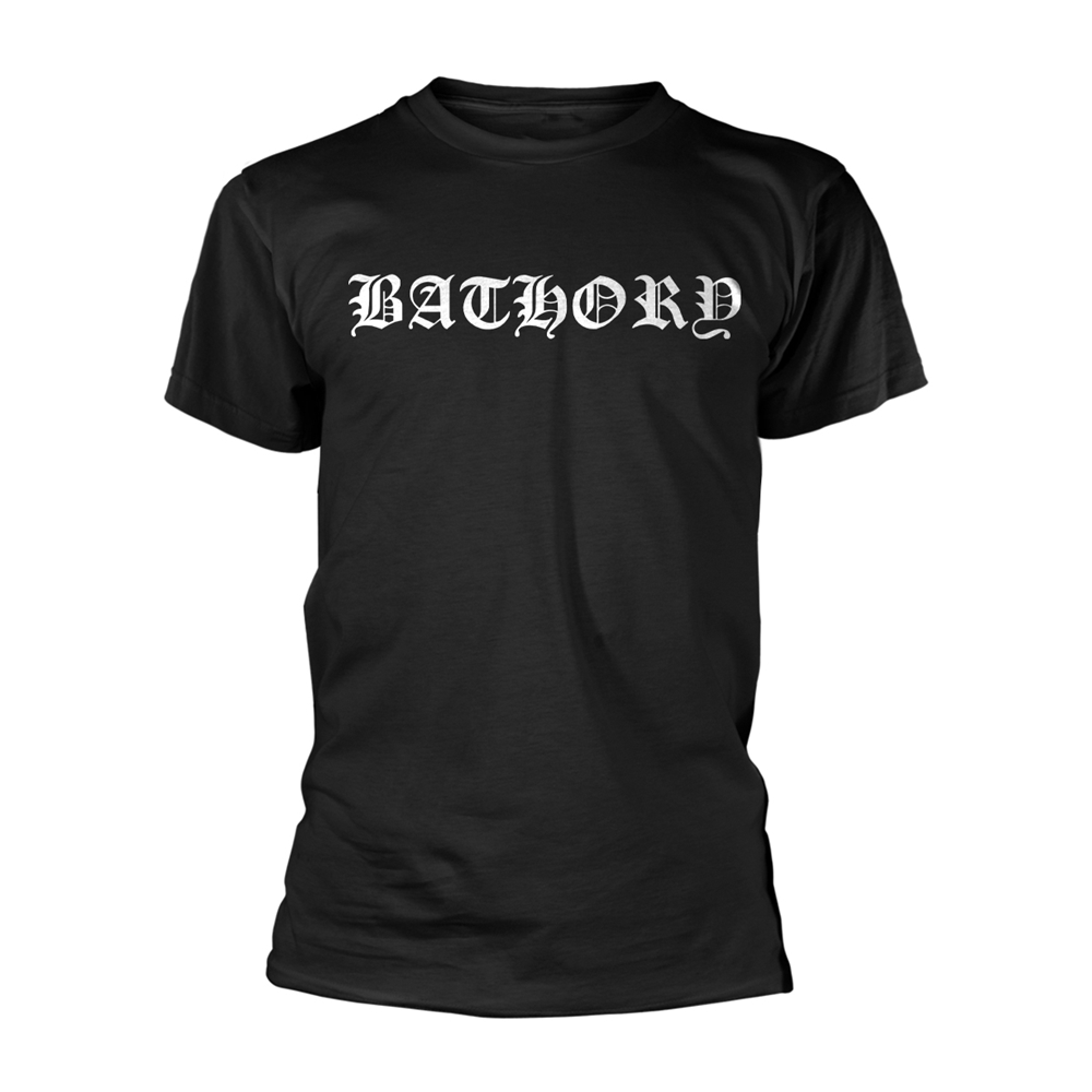 BATHORY LOGO T-Shirt Small BLACK