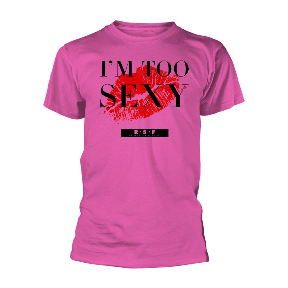 RIGHT SAID FRED I'M TOO SEXY (SINGLE) (PINK) T-Shirt Small PINK