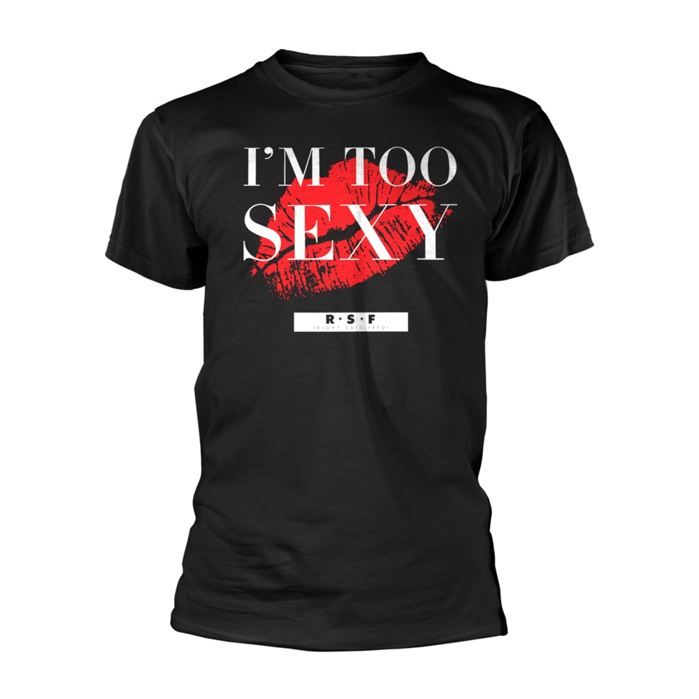 RIGHT SAID FRED I'M TOO SEXY (SINGLE) (BLACK) T-Shirt Large BLACK