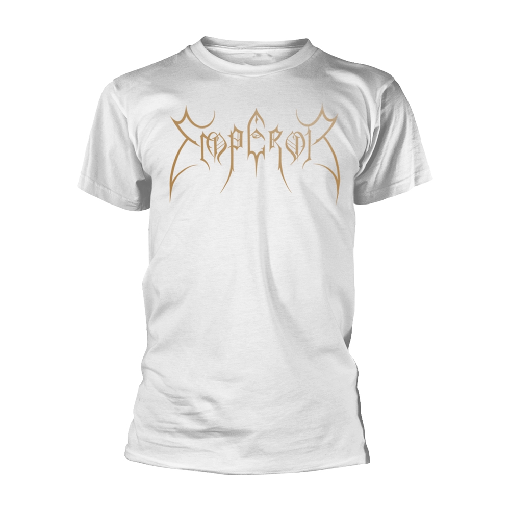 EMPEROR LOGO GOLD (WHITE) T-Shirt Large WHITE