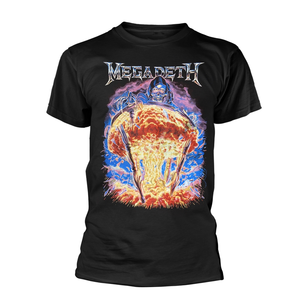 MEGADETH BOMB SPLATTER T-Shirt XX-Large BLACK