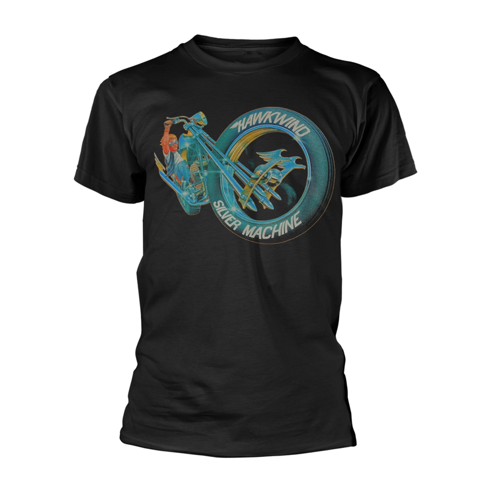HAWKWIND SILVER MACHINE T-Shirt XXX-Large BLACK