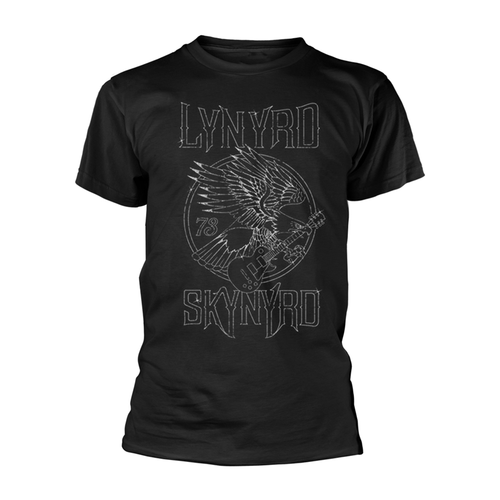LYNYRD SKYNYRD EAGLE GUITAR T-Shirt XX-Large BLACK