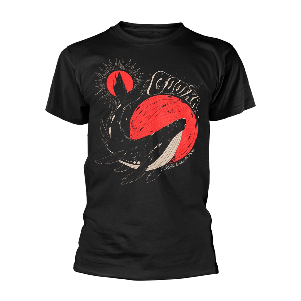 GOJIRA WHALE SUN MOON (BLACK ORGANIC) T-Shirt XX-Large BLACK
