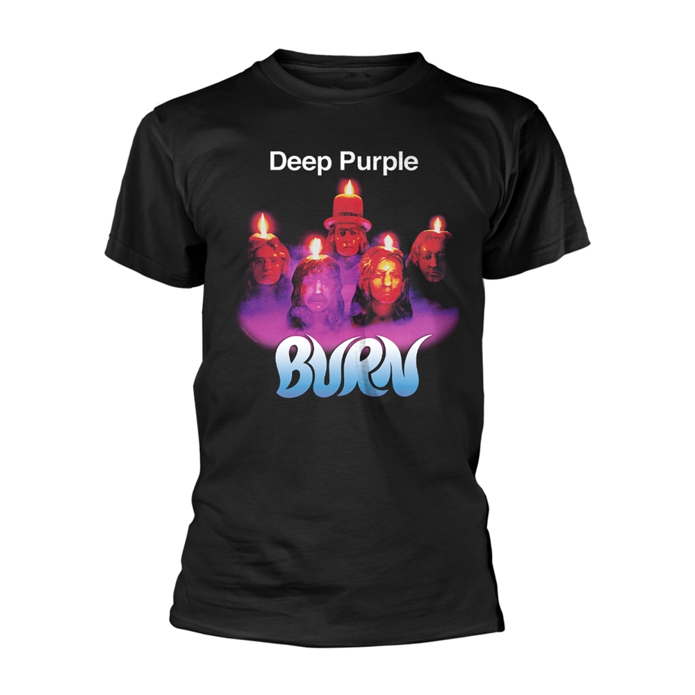DEEP PURPLE BURN T-Shirt XX-Large BLACK