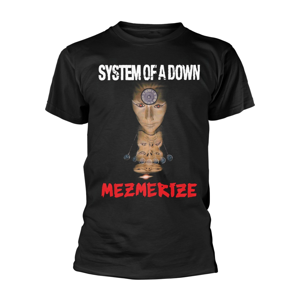 SYSTEM OF A DOWN MEZMERIZE T-Shirt Large BLACK