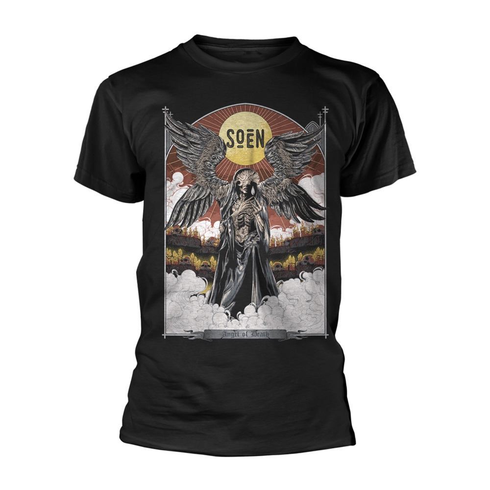 SOEN ANGEL OF DEATH T-Shirt X-Large BLACK
