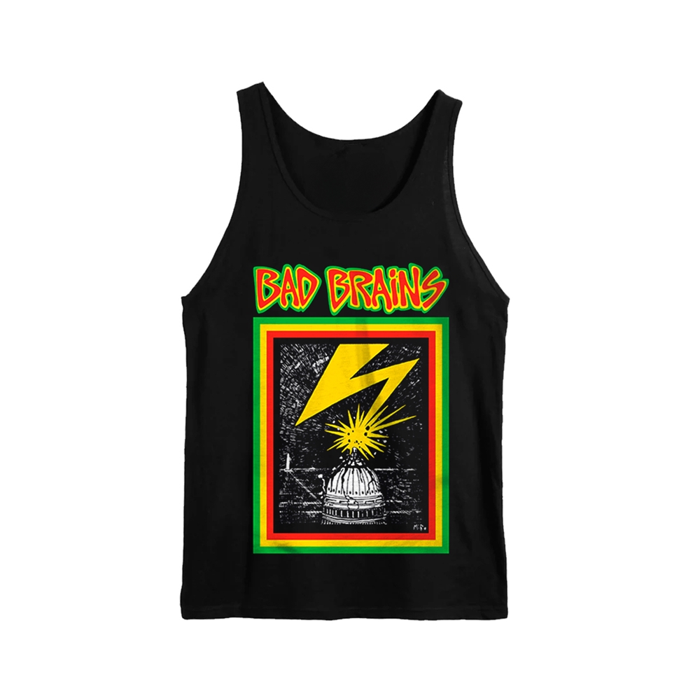 BAD BRAINS BB (BLACK) Tank Vest XX-Large BLACK