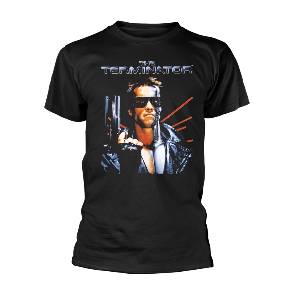 TERMINATOR, THE MOVIE POSTER T-Shirt XXX-Large BLACK