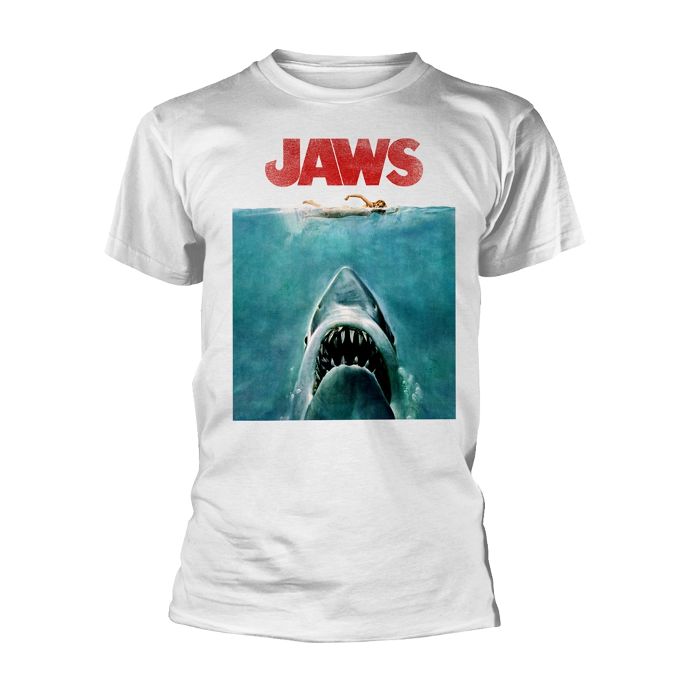 JAWS POSTER T-Shirt XXX-Large WHITE