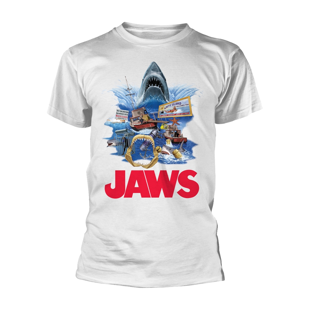 JAWS RETRO T-Shirt XXX-Large WHITE