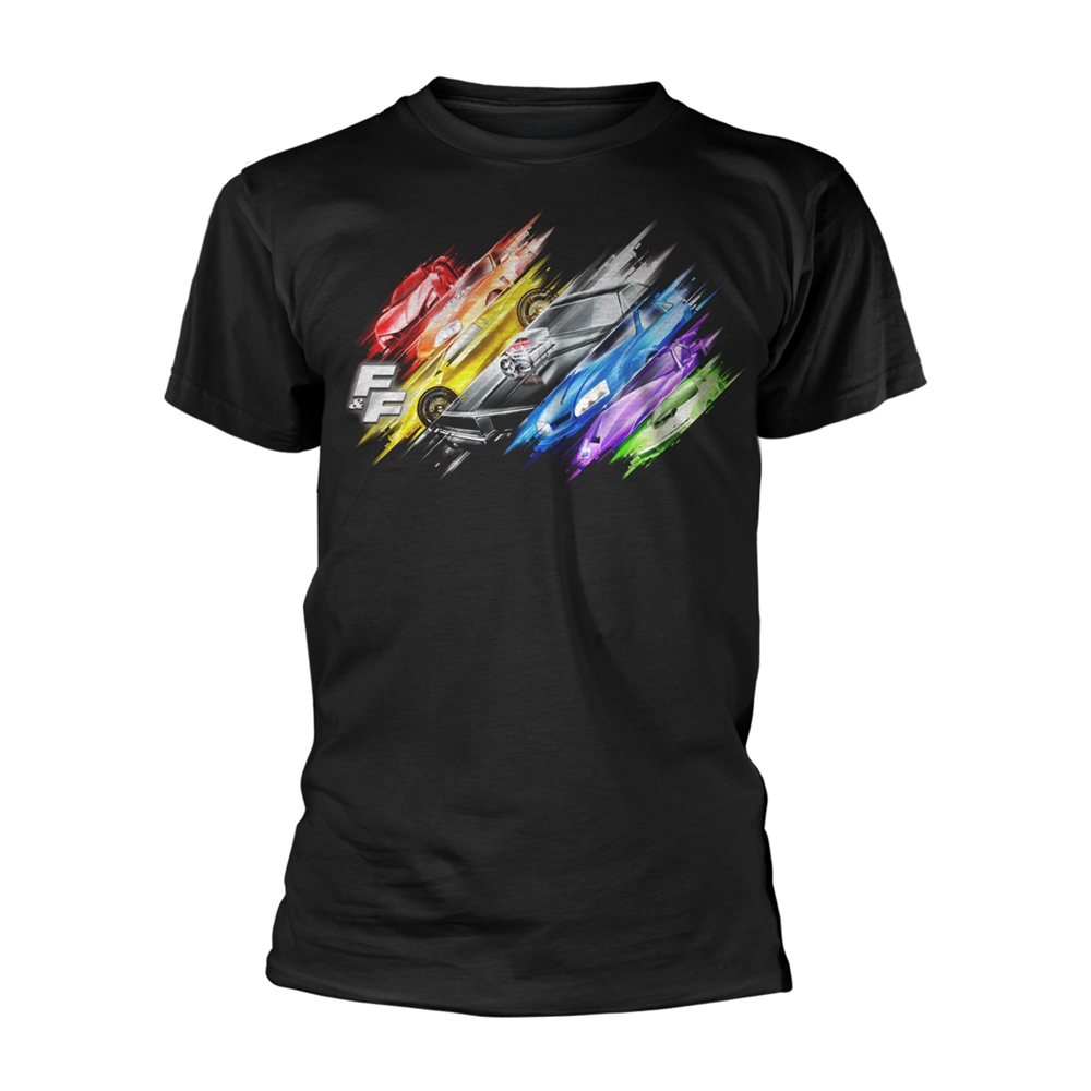 FAST & FURIOUS CREW COMP T-Shirt Large BLACK